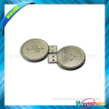 Coin shape usb disk,mini usb, 4gb 8gb bulk usb flash drive